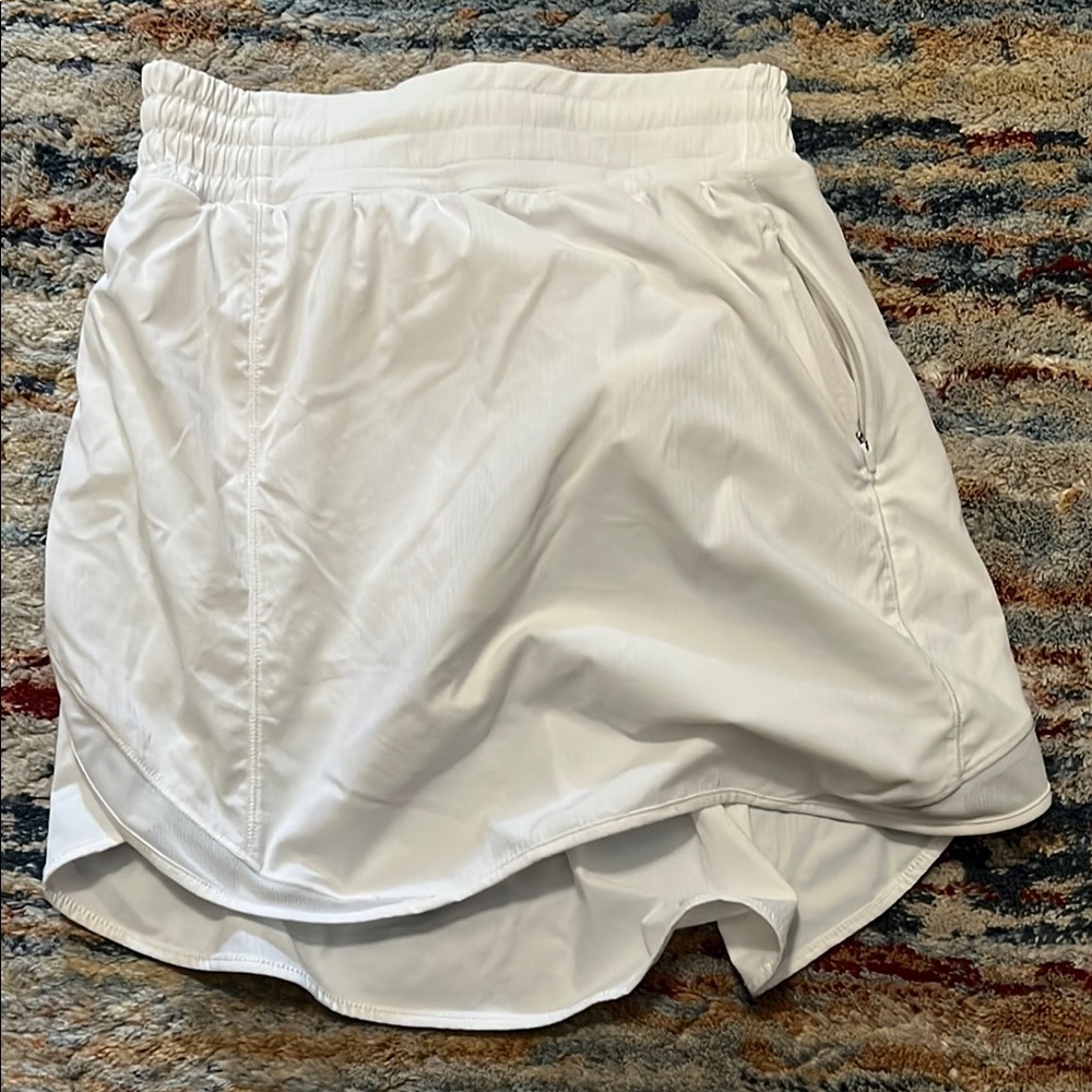 Lululemon Athletica White Skorts Lightweight Breathable Design